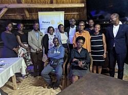 A great fellowship held with Members from Rotary Club of Bulindo